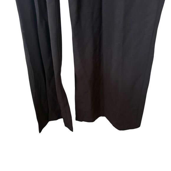 WAVERLY GREY Mesh Back Straight Leg Jumpsuit Black NWT Sz 2 - Picture 4 of 6